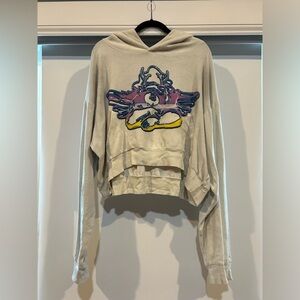 Boys lie terry cloth hoodie runs big